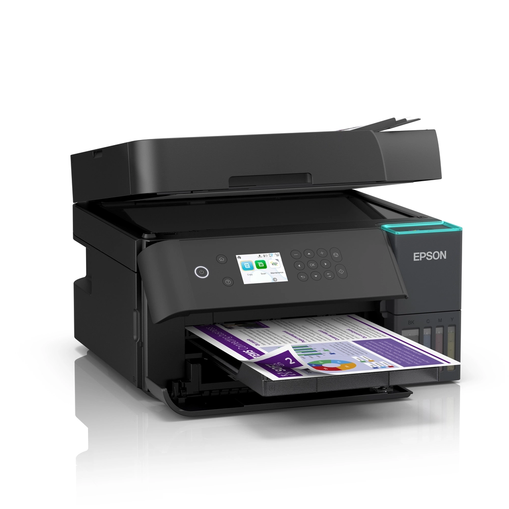 Epson Printer EcoTank L6370 A4 Multi Function with Duplex | ADF | WiFi view 2